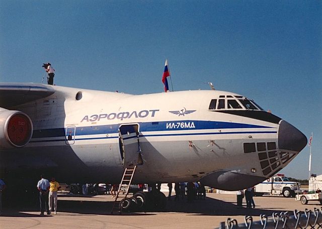 Ilyushin Il-76 (CCCP76708) - Russian Air Force IL-76 on display at a KAFW Air Show