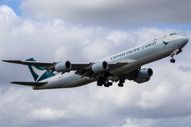 BOEING 747-8 (B-LJG) - Departing YMML RWY 16 For Hong Kong 