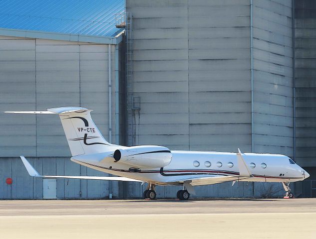 Gulfstream Aerospace Gulfstream V (VP-CTE) - I took this picture on  Feb 03, 2019.