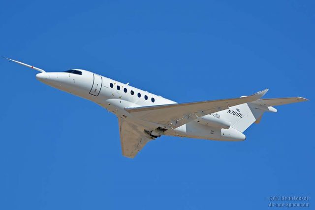 Cessna Citation Longitude (N701GL) - Prototype Cessna 700 Citation Longitude N701GL is powered by a pair of Honeywell AS907-2-+1S engines. Its construction number is 700-00001.