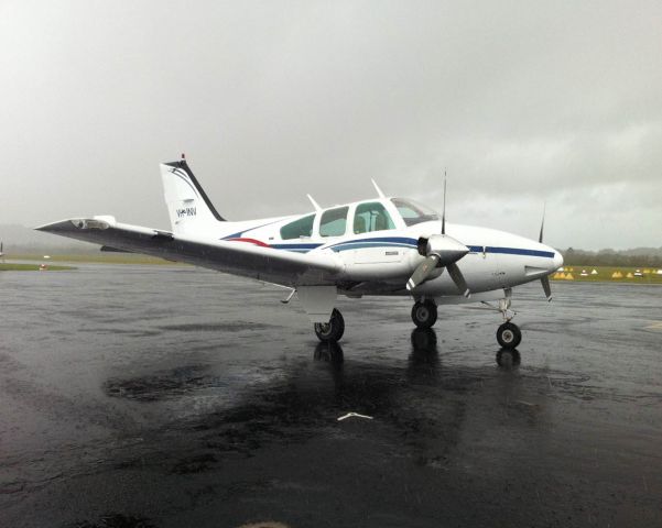 Beechcraft 55 Baron (VH-INV) - At Port Macquarie NSW