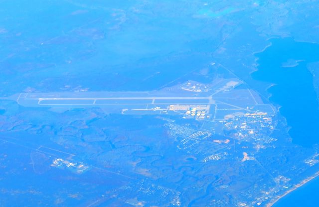 — — - Oscoda-Wurtsmith Airport as seen from Air Canada flight 1071 on October 13