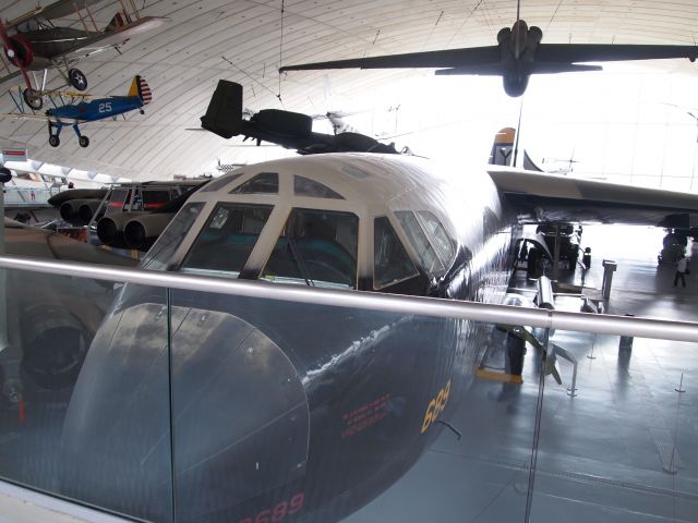 Boeing B-52 Stratofortress (N689US) - In the American Air Force hangar at Duxford.