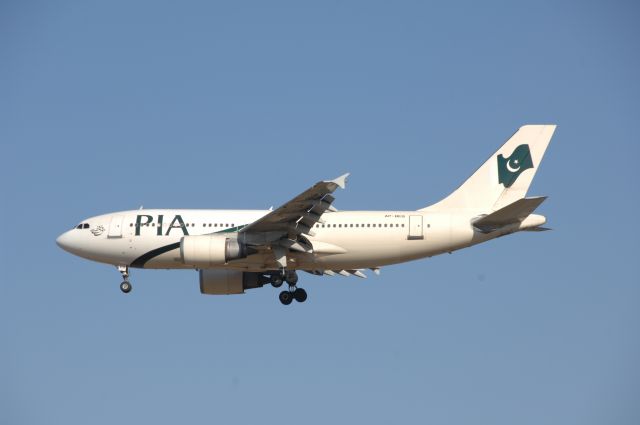 Airbus A310 (AP-BEQ) - Final Approach to Narita Intl Airport R/W34L on 2008/12/29