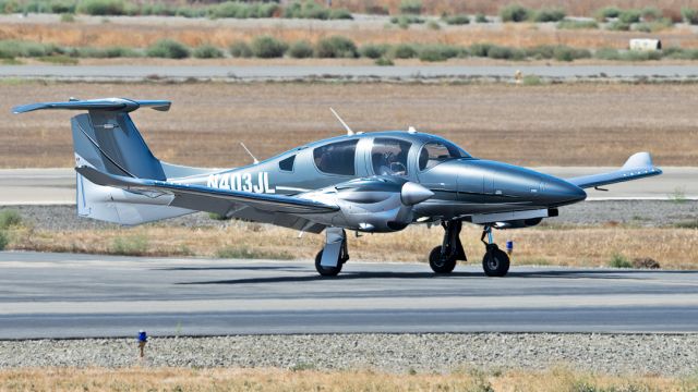 Diamond DA-62 (N403JL) - Diamond DA-62 at Livermore Municipal Airport, 09 2022