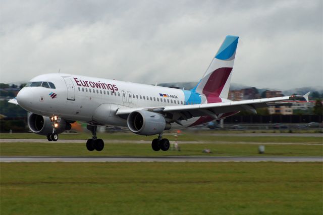 Airbus A319 (D-ABGK) - Airbus A319-112, Eurowings, D-ABGK, EDDS Airport Stuttgart-Manfred Rommel, 23.Sept.2019