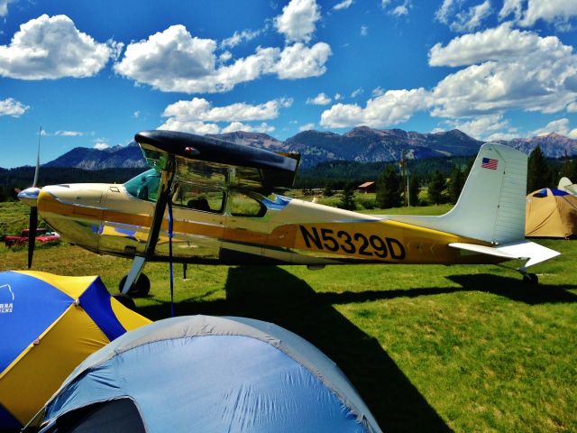 Cessna Skywagon 180 (N5329D) - Photo taken at an aircraft meeting in Idaho.