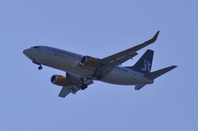 BOEING 737-300 (OY-JTC) - Jettime Boeing 737-3L9(WL) OY-JTC approaching Split