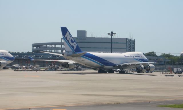 Boeing 747-400 (JA01KZ) - Nippon Cargo Airlines "NCA Pleiades" Boeing 747-481F JA01KZ in Tokyo Narita