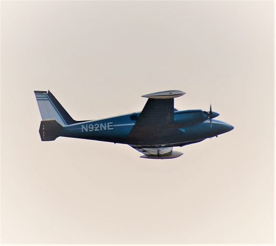 Piper PA-30 Twin Comanche (N92NE) - This photo was taken on 7-17-20 at 1017 am when N92NE flew across the front of my house two times.  