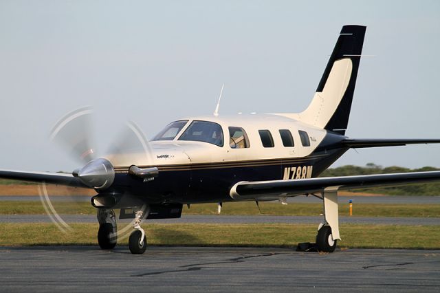 Piper Malibu Meridian (N788M) - On the ramp at KACK