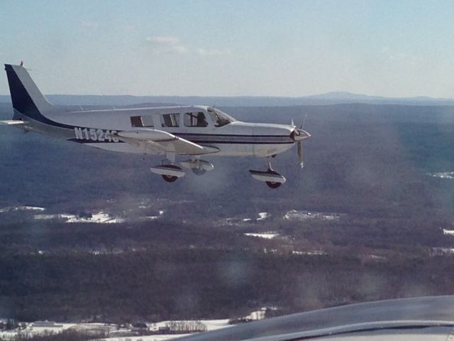 Piper Saratoga (N15240) - Over Western Mass