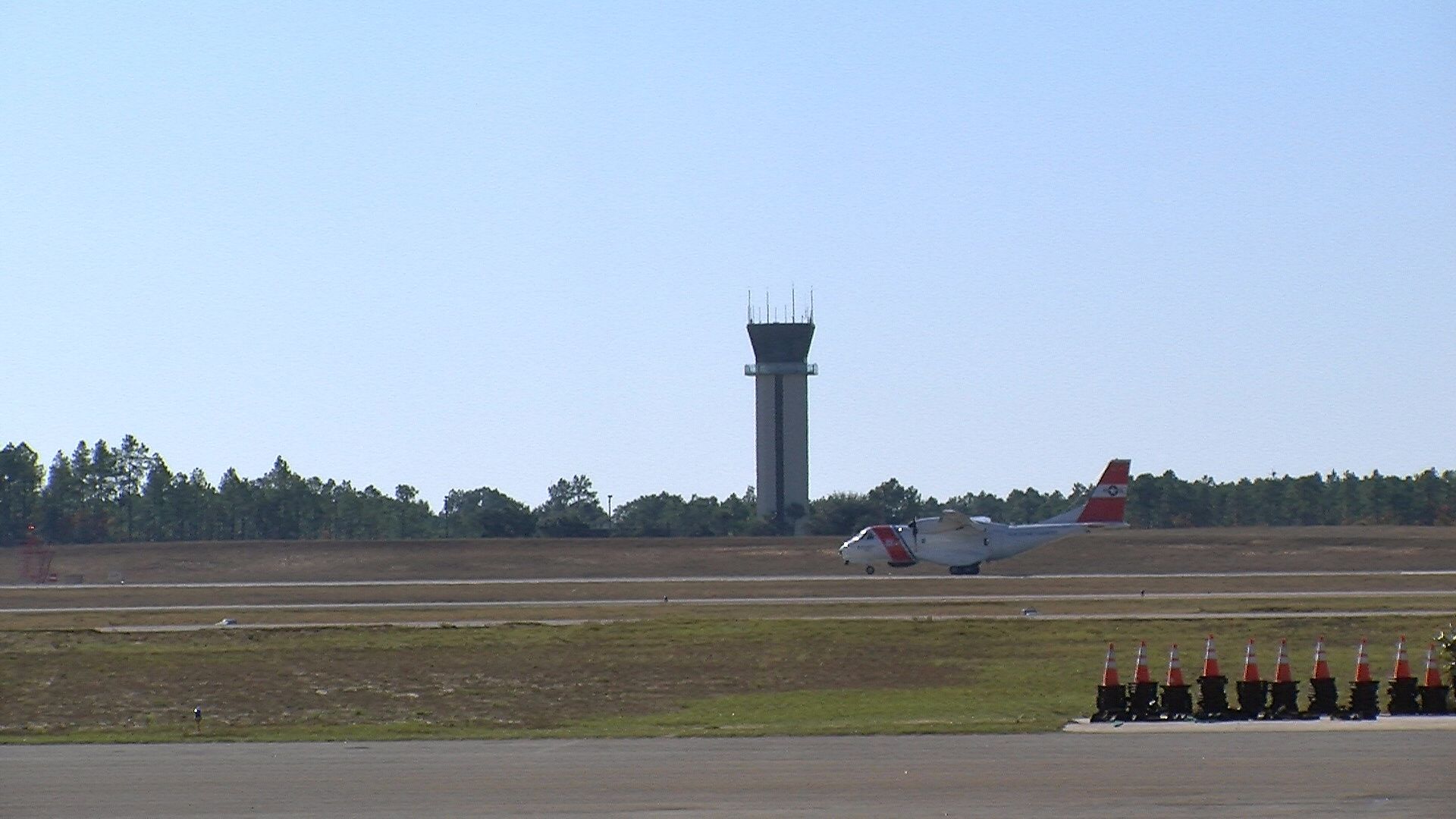 Casa Persuader (CN-235) (N2307) - HC-144 CASA, Ocean Sentry, USCG arrival at KTLH for practice flight for FSU v. VT football game.