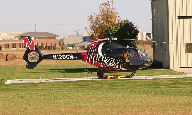 Eurocopter EC-120 Colibri (N120CH) - 101715 Eurocopter EC120B on the pad at Columbus,NE