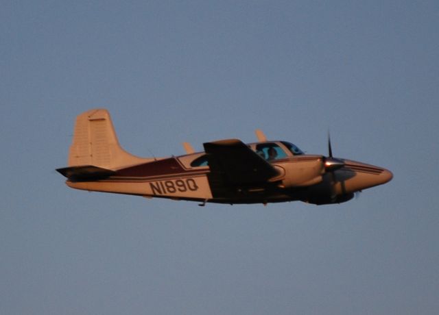 Beechcraft Travel Air (N189Q) - TRAVELAIR LLC departing 20 at KJQF - 4/17/11