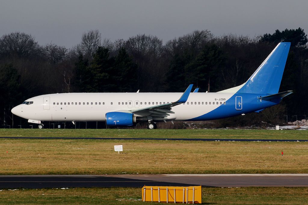 Boeing 737-800 (G-JZBS) - EXS937 departing to Paphos with the recently delivered G-JZBS (delivered 22 Jan 2019)