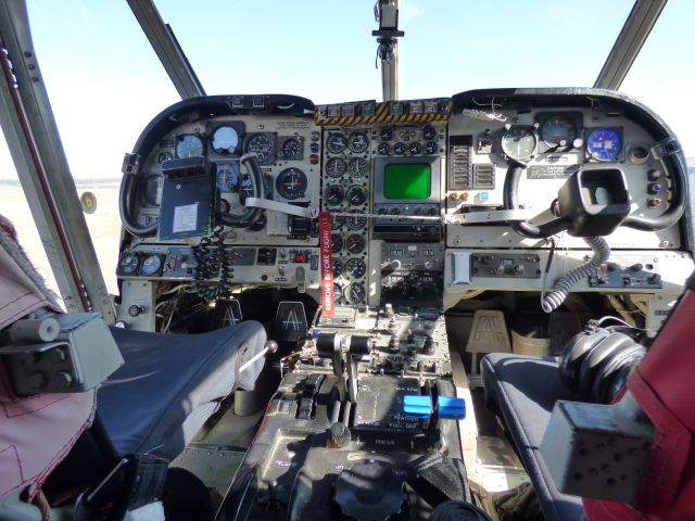 ZK-NMD — - GAF Nomad Cockpit prior to  flight over Mt Cook New Zealand