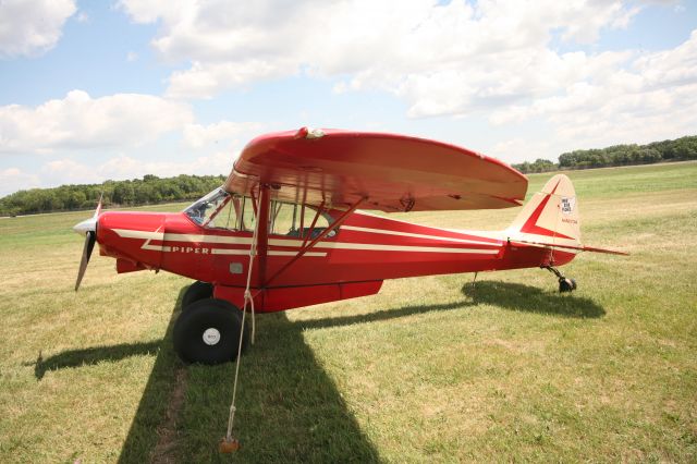 Piper L-21 Super Cub (N4873A) - To see more photos from the 2013 EAA Airventure, click here- a rel=nofollow href=http://www.facebook.com/media/set/?set=a.10153121083865078.1073741840.283142505077&type=1&l=dc84cd9463https://www.facebook.com/media/set/?set=a.10153121083865078.1073741840.283142505077&type=1&l=dc84cd9463/a