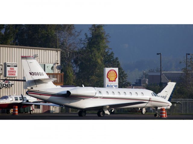 Cessna Citation Sovereign (N308QS) - Quite a large airplane visiting Danbury CT.