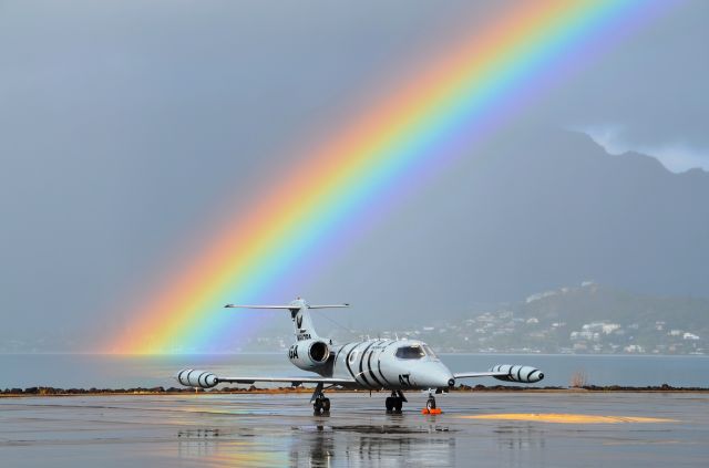 Learjet 35 (N547PA) - Kāneʻohe Bay