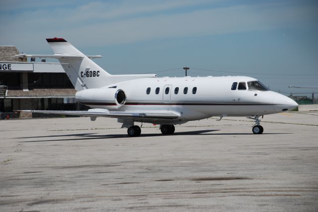 Hawker 800 (C-GDBC) - Hawker 800A of Partner Jet Inc. at homebase - Pearson Airport, Toronto. July 15/08.