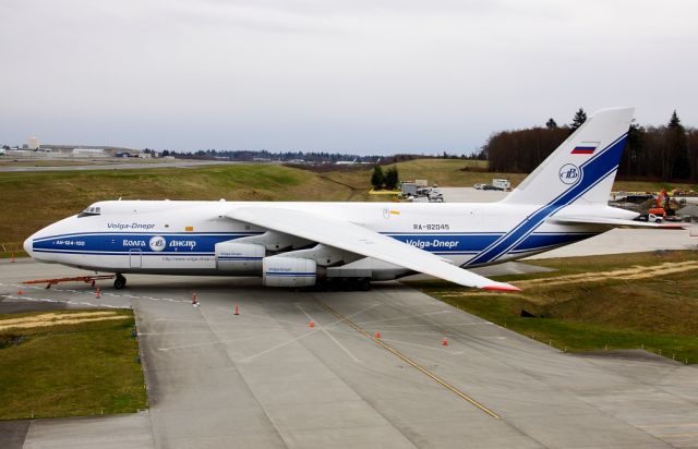 Antonov An-124 Ruslan (RA-82045) - RA-82045 at Paine Field March 5, 2013.