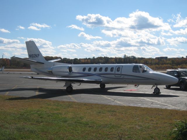 Cessna Citation V (N102KP) - Sitting on the ramp after arriving from Harrisburg, PA (KCXY).