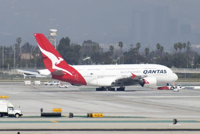 Airbus A380-800 — - Airbus  A380-842  QFA  KLAX  20130304  4068