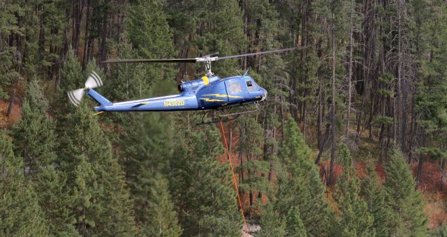 Beechcraft 35 Bonanza (N4582D) - Firefighting Flathead Lake Montana 