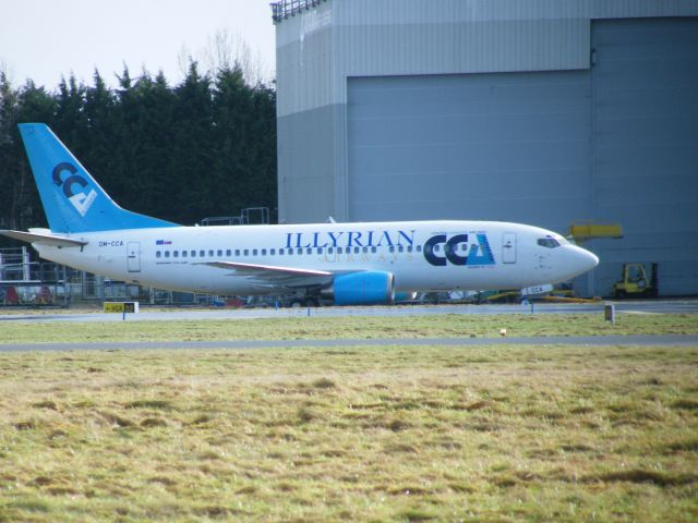 BOEING 737-300 (OM-CCA) - OM-CCA BOEING 737-36M  CN 28333/2810 OF   ILLYRIAN AIRWAYS AT SHANNON   07/02/2011 EX B-2504 EI-TVO  HB-ILL