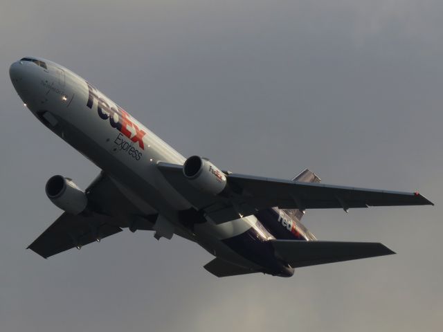 McDonnell Douglas DC-10 (N567FE) - Early morning cargo departure. Jan 2016