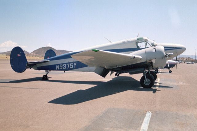 Beechcraft 18 (N9375Y) - Aug-04