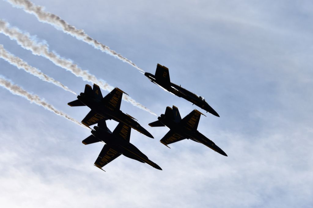 McDonnell Douglas FA-18 Hornet — - Naval Air Station Oceana Air Show. Blue Angels. 9-23-18