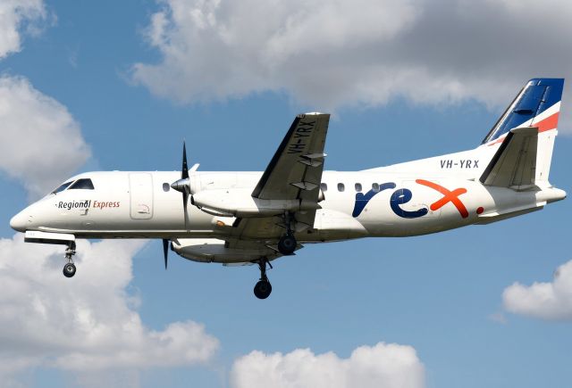 VH-YRX — - REX - REGIONAL EXPRESS SAAB 340B - REG VH-YRX (CN 340B-178) - ADELAIDE INTERNATIONAL AIRPORT SA. AUSTRALIA - YPAD (21/11/2014)