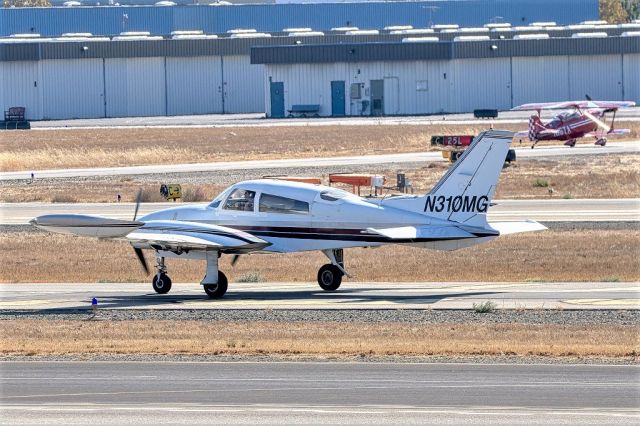 Cessna 310 (N310MG) - Cessna T310R at Livermore Municipal Airport, Livermore CA. November 2020.