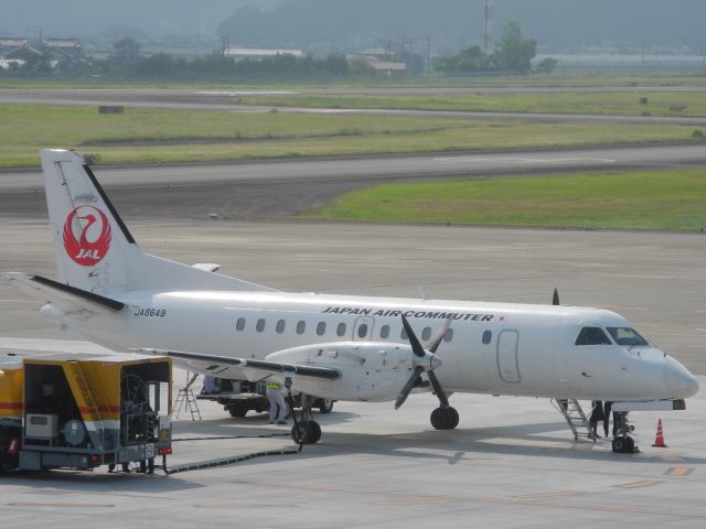 Saab 340 (JA8649) - 07.Aug.2013　This aircraft is flying between Fukuoka Airport and Kochi Airport.