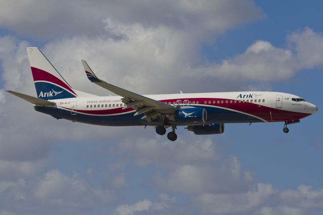 Boeing 737-800 (5N-MJP) - Mar. 22, 2012.