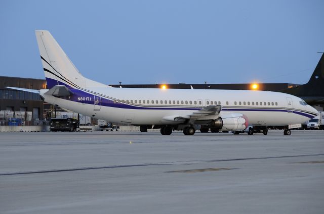 BOEING 737-400 (N801TJ) - Seen at KIAD on 8/1/2009.  Transjet LLC, Troutdale, OR.