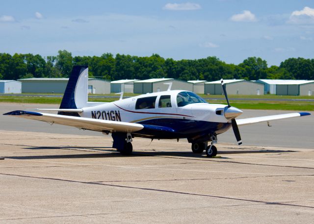 Mooney M-20 (N201GN) - At Downtown Shreveport.