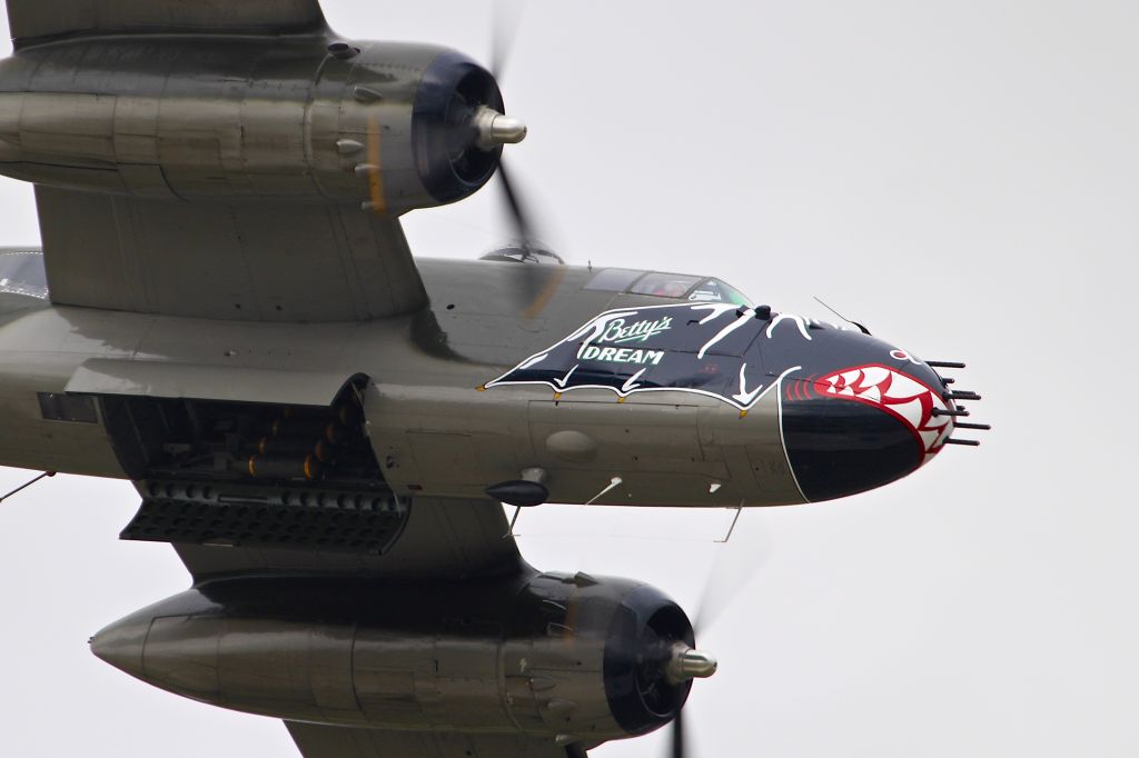 North American TB-25 Mitchell (N5672V) - The working end of a B-25