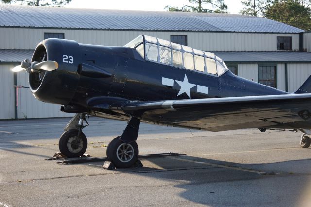 North American T-6 Texan (N91073) - On the ramp at Douglas