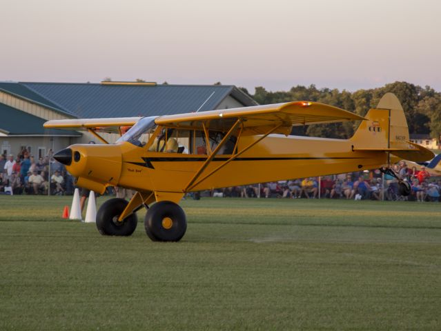 Piper L-21 Super Cub (N47XP) - STOL competition at OSH18. 24 JUL 2018.