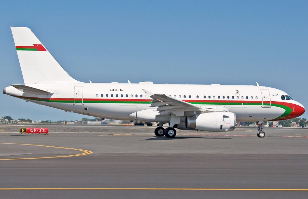 Airbus A319 (A40AJ) - OMAN Royal Flight @ KBOS Logan