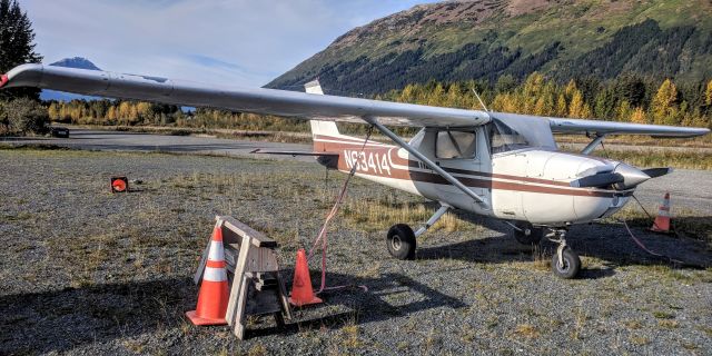 Cessna Commuter (N63414) - Girdwood Airport tie-down yard, Girdwood AK