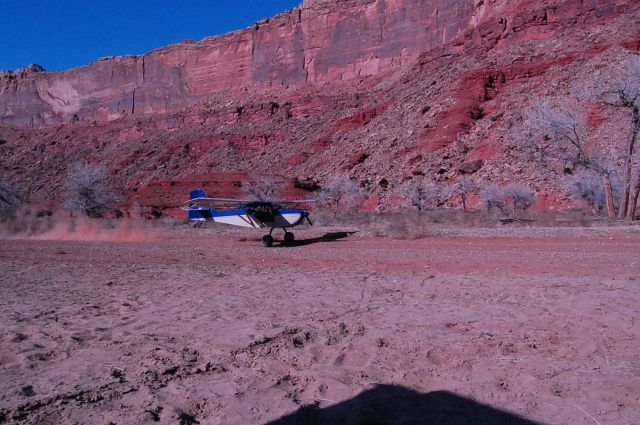 N796CB — - Mexican Mountian strip on San Rafel River, Utah