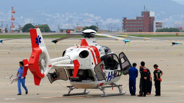 JA118D — - Eurocopter EC135P2+br /Nakanihon Air Service / helicopter ambulancebr /August.02.2015 Hakodate Airport [HKD/RJCH] JAPAN