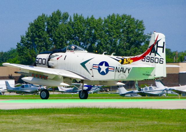 Douglas AD Skyraider (N39606) - At AirVenture 2016.br /1955 Douglas AD-6 Skyraider