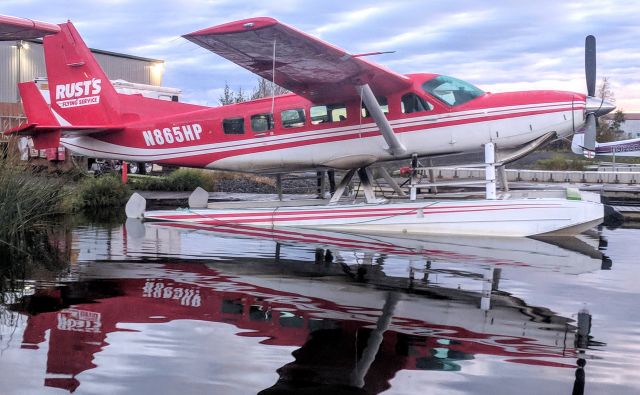 Cessna Caravan (N865HP) - Lake Hood, Rusts float plane terminal