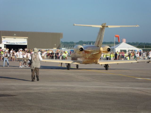 Cessna Citation Mustang (N1RD) - 2008 Cessna 510 Mustang DOVE1  First arriving a/c for the special olympics airlift