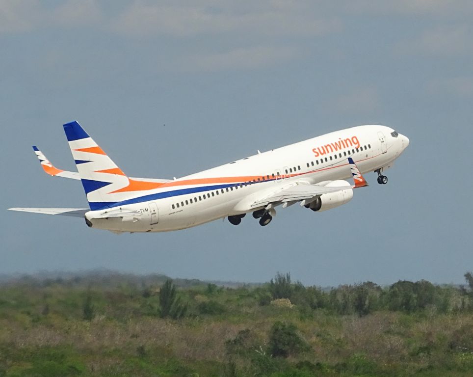 Boeing 737-800 (OK-TVM) - Takeoff from runway 05, March 26, 2024